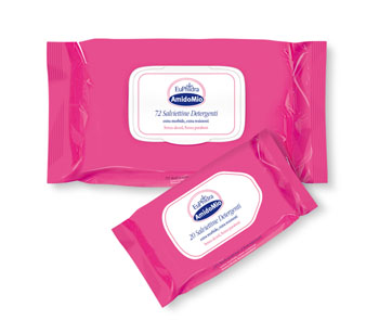 EUPHIDRA AMIDOMIO SALVIETTE UMIDIFICATE 72 PEZZI - farmasorriso.com