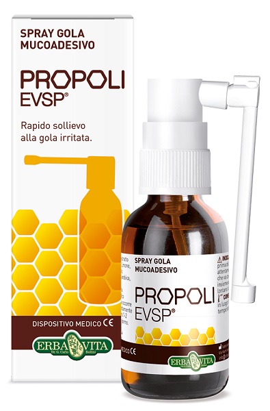 PROPOLI EVSP SPRAY GOLA MUCOADESIVO SENZA ALCOL 20ML - farmasorriso.com