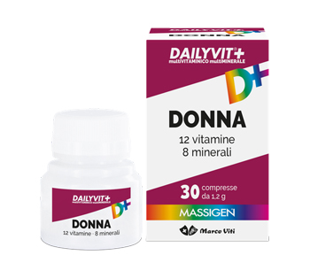 MASSIGEN DONNA MULTIVITAMINICO E MULTIMINERALE 30 COMPRESSE RIVESTITE - farmasorriso.com