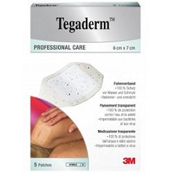 TEGADERM MEDICAZIONE IMPERMEABILE TRASPARENTE 5 PEZZI 6X7 CM - farmasorriso.com