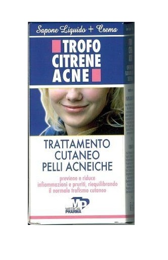 TROFOCITRENE ACNE SAPONE LIQUIDO + CREMA - farmasorriso.com