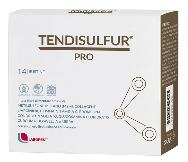 TENDISULFUR PRO 14 BUSTINE DA 8,6G - farmasorriso.com