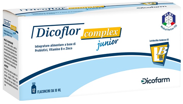 DICOFLOR COMPLEX JUNIOR 12 FLACONI DA 10 ML - farmasorriso.com