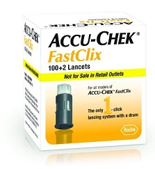 LANCETTE PUNGIDITO ACCU-CHEK FASTCLIX 100 + 2 PEZZI - farmasorriso.com