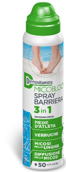DERMOVITAMINA MICOBLOCK SPRAY BARRIERA 3 IN 1 PIEDE D'ATLETA 100 ML - farmasorriso.com