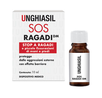 UNGHIASIL SOS RAGADI FLACONE 10 ML CON PENNELLINO E 9 CEROTTI COPRIVERRUCA - farmasorriso.com