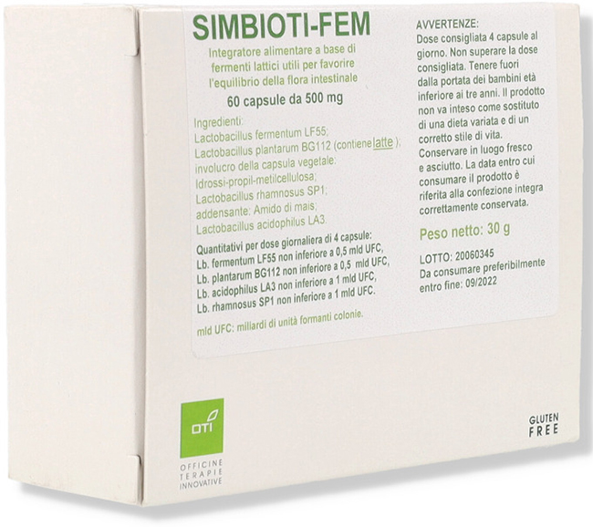 SIMBIOTI FEM 60 CAPSULE - farmasorriso.com