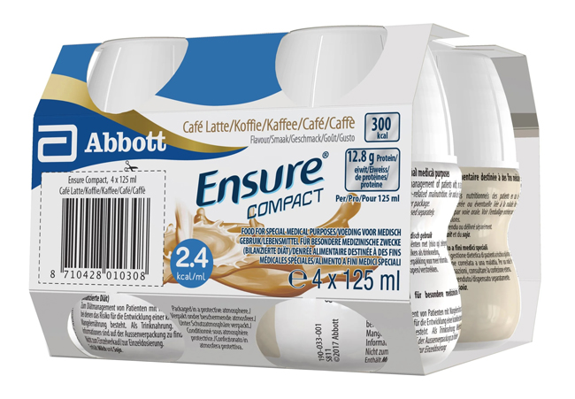 ENSURE COMPACT CAFFE 4 BOTTIGLIE DA 125 ML - farmasorriso.com