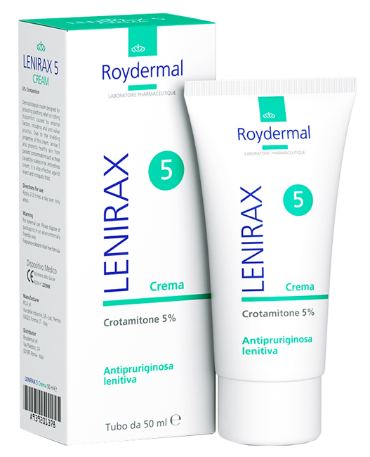 LENIRAX 5 CREMA DERMATOLOGICA CROTAMITONE 5% 50 ML - farmasorriso.com