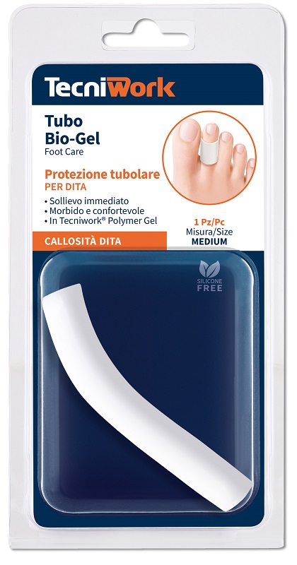BIOGEL FASCETTA TUBOLARE GEL DITA PIEDI MEDIUM 1 PEZZO - farmasorriso.com