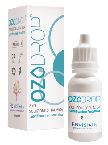 OZODROP LIPOZONEYE SOLUZIONE OFTALMICA BASE DI OLIO OZONIZZATO IN FOSFOLIPIDI 8 ML - farmasorriso.com