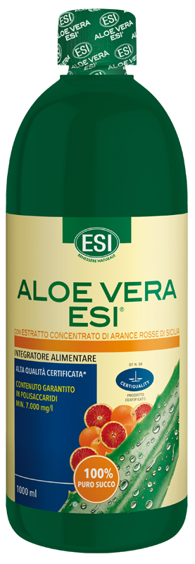 ESI ALOE SUCCO ARANCIA ROSSA 1000 ML - farmasorriso.com