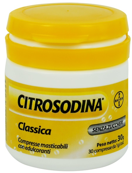 CITROSODINA CLASSICA 30 COMPRESSE MASTICABILI - farmasorriso.com