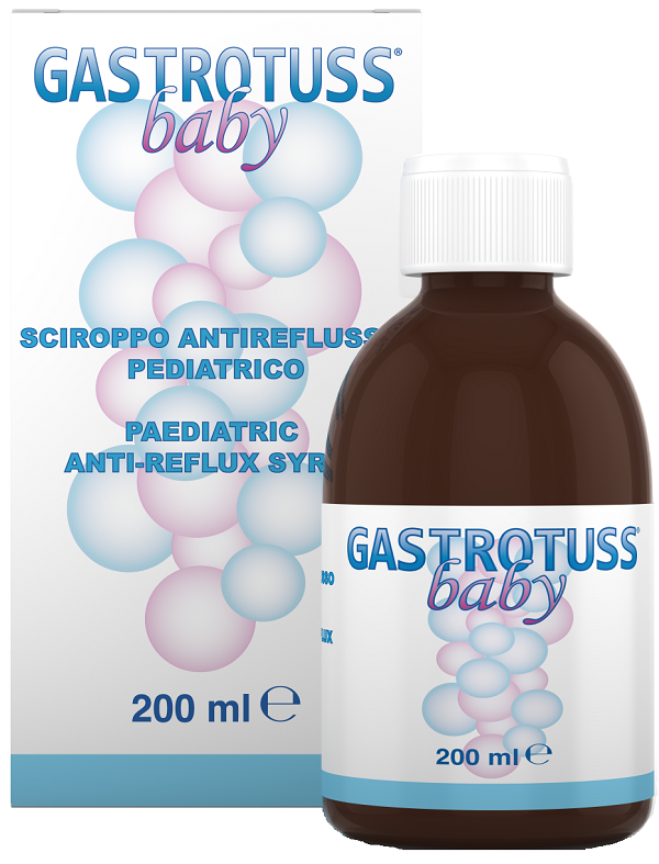 BABY SCIROPPO ANTIREFLUSSO GASTROTUSS 200 ML - farmasorriso.com