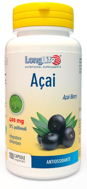LONGLIFE ACAI 100 CAPSULE VEGETALI - farmasorriso.com