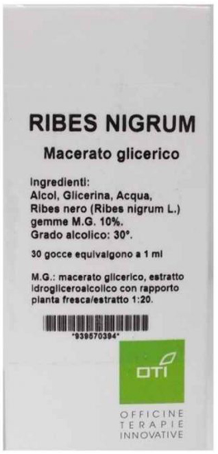 RIBES NIGRUM MACERATO GLICERICO 10% GOCCE 100ML - farmasorriso.com