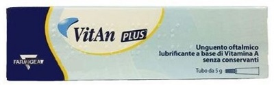 UNGUENTO OFTALMICO LUBRIFICANTE VITAN PLUS 5 G - farmasorriso.com