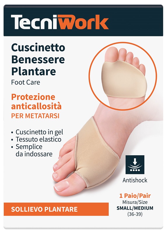 BENESSERE PLANTARE CUSCINETTO SMALL/MEDIUM 1 PAIO - farmasorriso.com