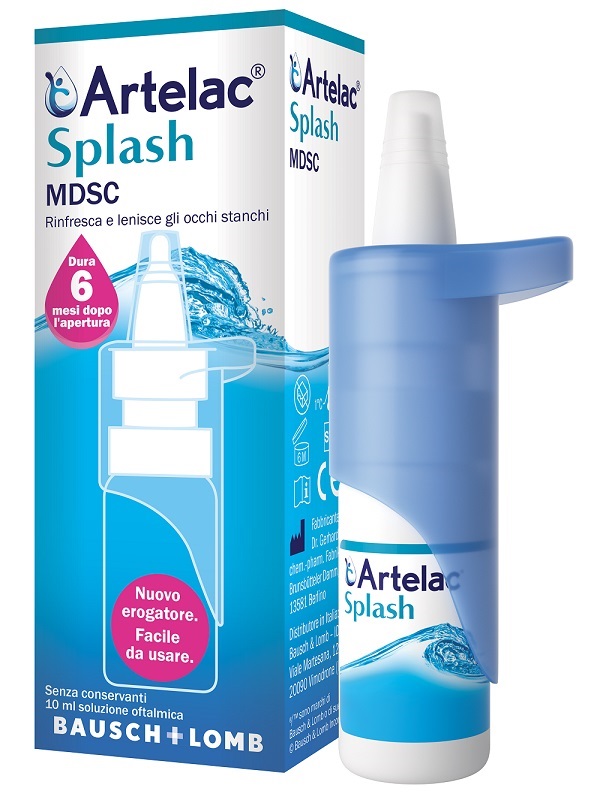 ARTELAC SPLASH MULTIDOSE GOCCE OCULARI FLACONE 10 ML - farmasorriso.com