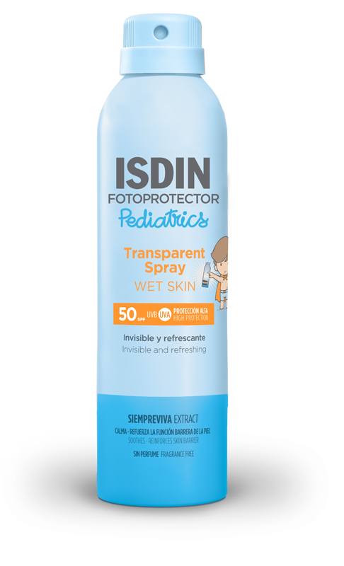 TRANSPARENT SPRAY WET SKIN PEDIATRICS SPF50 250 ML - farmasorriso.com