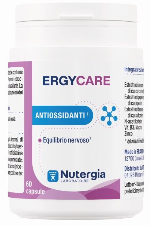 NUTERGIA ERGYCARE 60 CAPSULE - farmasorriso.com