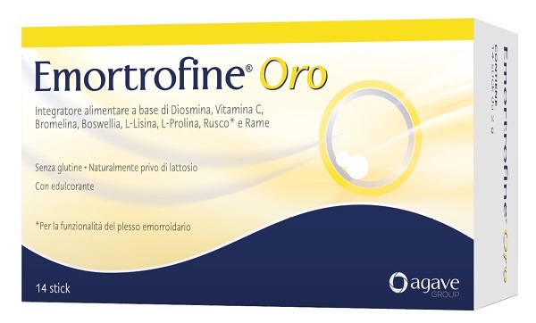 EMORTROFINE ORO 14 STICK 2 G - farmasorriso.com