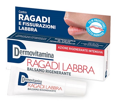 DERMOVITAMINA RAGADI LABBRA BALSAMO RIGENERANTE 8 ML - farmasorriso.com