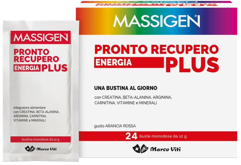 MASSIGEN PRONTO RECUPERO ENERGIA PLUS 24 BUSTINE 12 G - farmasorriso.com