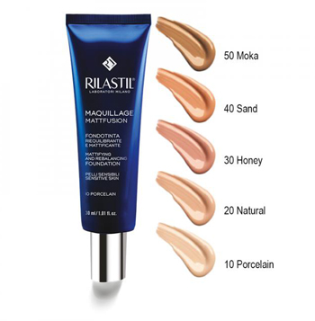 RILASTIL MAQUILLAGE FONDOTINTA RIEQUILIBRANTE MATTIFIANT 20 30 ML - farmasorriso.com