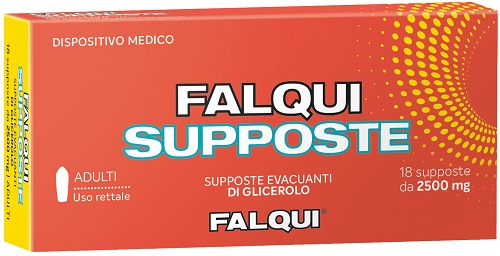 SUPPOSTE FALQUI 18 SUPPOSTE CON GLICERINA 2500MG ADULTI - farmasorriso.com