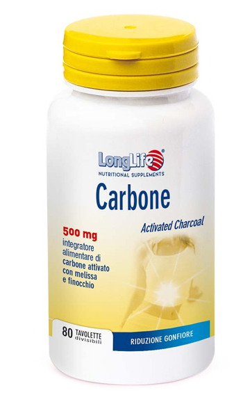LONGLIFE CARBONE 80 TAVOLETTE - farmasorriso.com