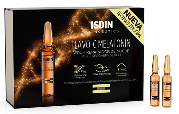 ISDINCEUTICS FLAVO C MELATONIN 10 FIALE - farmasorriso.com