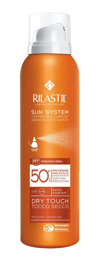 RILASTIL SUN SYSTEM DRY TOUCH SPF 50+ 200 ML - farmasorriso.com
