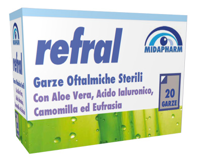 REFRAL GARZE PERIOCULARI 20 PEZZI - farmasorriso.com