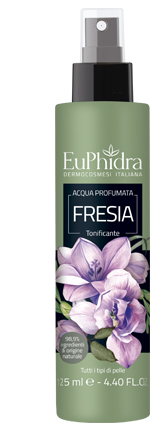 EUPHIDRA ACQUA PROFUMATA FRESIA IN FLACONE CON ETICHETTA POMPA SPRAY - farmasorriso.com