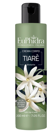 EUPHIDRA CREMA CORPO IDRATANTE TIARE' IN FLACONE CON ETICHETTA - farmasorriso.com