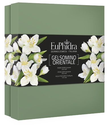 EUPHIDRA COFANETTO GELSOMINO ORIENTALE CONTENENTE 1 BAGNO CREMA 1 ACQ PROFUMATA 1 - farmasorriso.com
