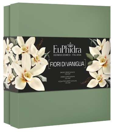EUPHIDRA COFANETTO FIORI DI VANIGLIA CONTENENTE 1 BAGNO CREMA 1 ACQ PROFUMATA 1 - farmasorriso.com