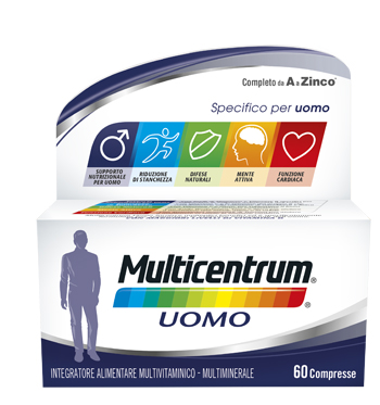 MULTICENTRUM UOMO 60 COMPRESSE - farmasorriso.com