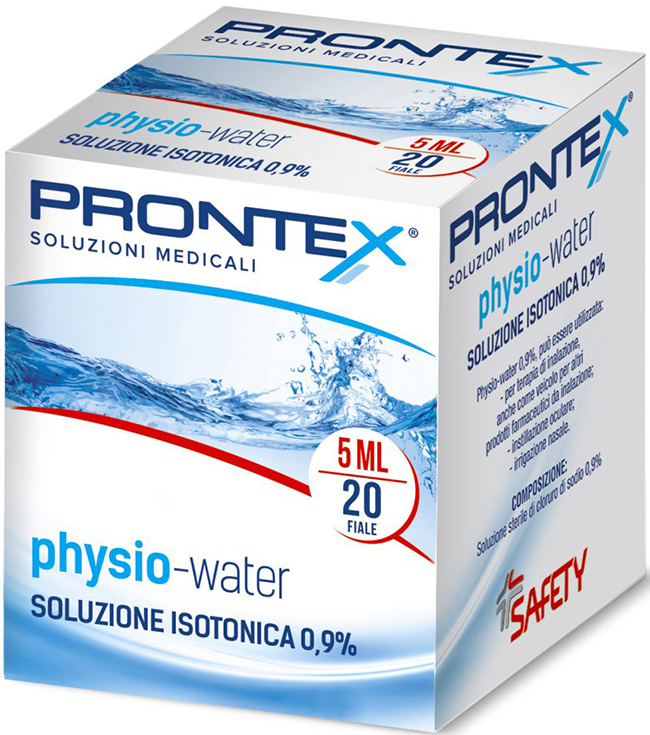 SOLUZIONE FISIOLOGICA PRONTEX PHYSIO ISOTONIC 20 FIALE DA 5 ML - farmasorriso.com