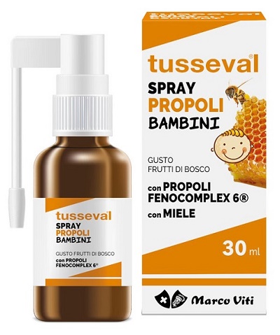 TUSSEVAL GOLA PROPOLI SPRAY PER BAMBINI 30 ML - farmasorriso.com