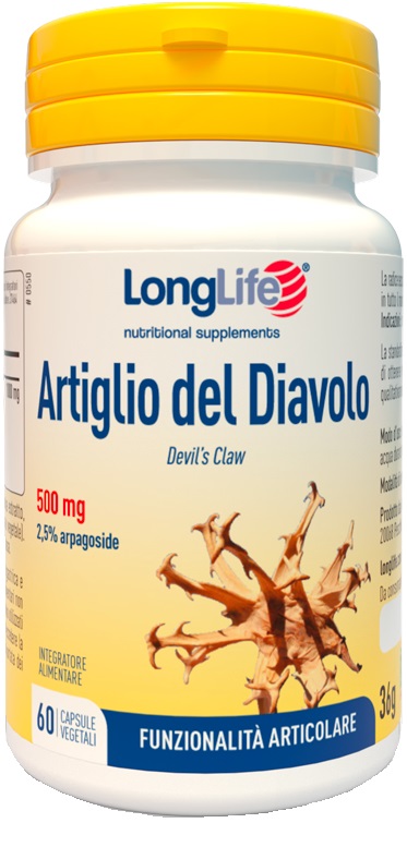 LONGLIFE ARTIGLIO DEL DIAVOLO 2% 60 CAPSULE - farmasorriso.com