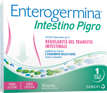 ENTEROGERMINA INTESTINO PIGRO 10 BUSTINE - farmasorriso.com