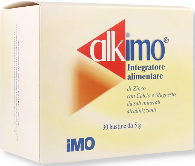 ALKIMO INTEGRATORE ZINCO CALCIO/MAGNESIO 30 BUSTINE - farmasorriso.com