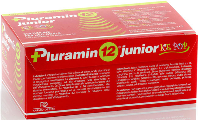 PLURAMIN12 JUNIOR 14 STICK PACK 12 ML - farmasorriso.com