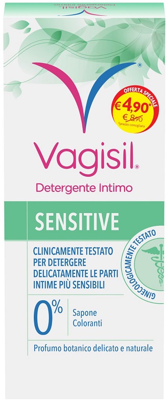 VAGISIL DETERGENTE SENSITIVE 250 ML + 75 ML OFFERTA SPECIALE - farmasorriso.com