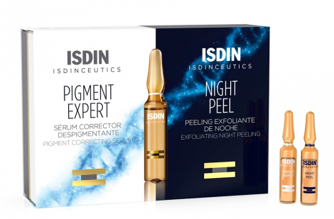 ISDINCEUTICS ROUTINE ANTIMACCHIE ISDINCEUTICS PIGMENT EXPERT 10 FIALE GIORNO + ISDINCEUTICS NIGHT PEEL 10 FIALE NOTTE - farmasorriso.com