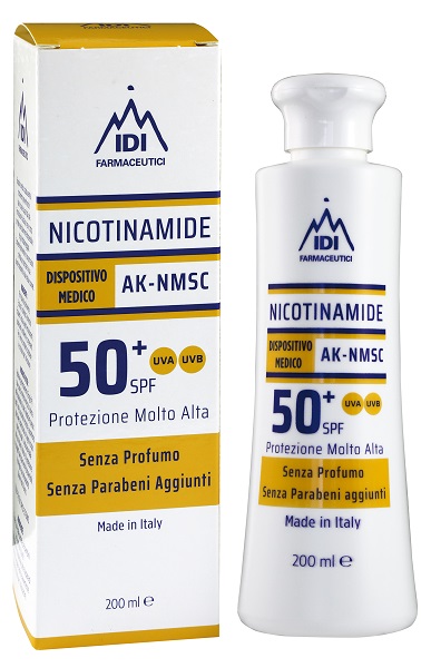 NICOTINAMIDE AK-NMSC 50+SPF PROTEZIONE MOLTO ALTA 200 ML - farmasorriso.com