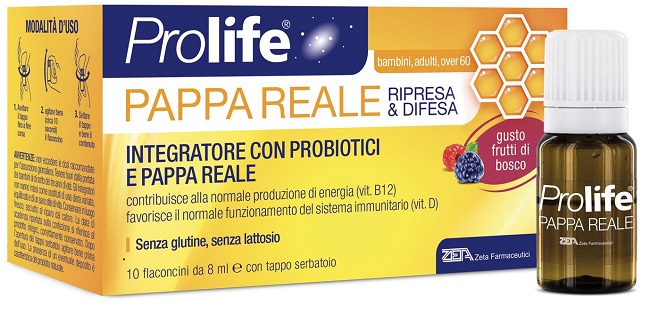 PROLIFE PAPPA REALE 10 FLACONI DA 8 ML - farmasorriso.com