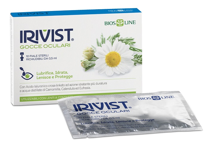 IRIVIST GOCCE MONODOSE 10 FIALE 0,5 ML ACIDO IALURONICO CROOS - farmasorriso.com